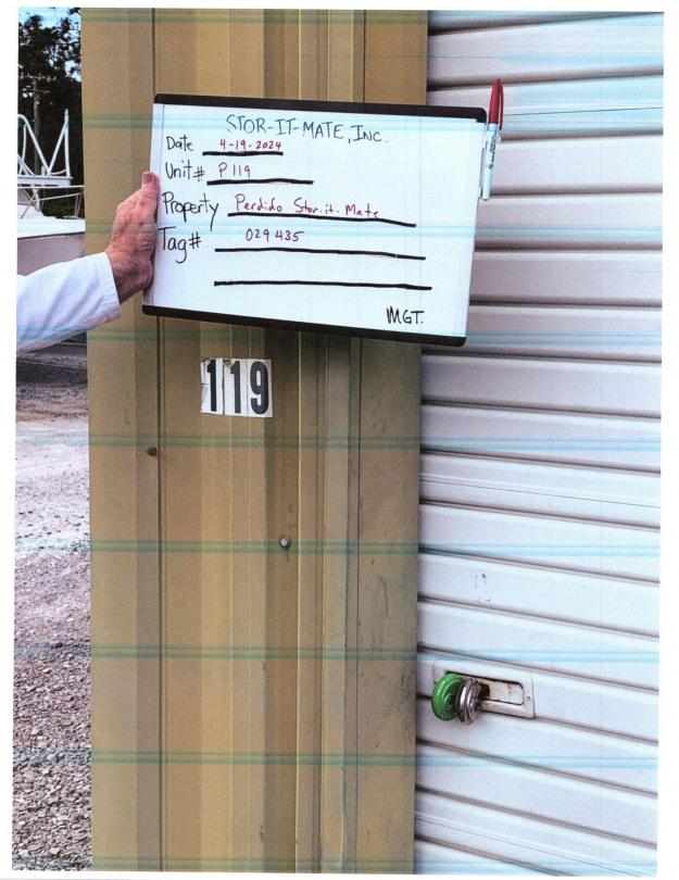 Storage Unit Auction in Pensacola, FL at StorItMate, Inc. Perdido